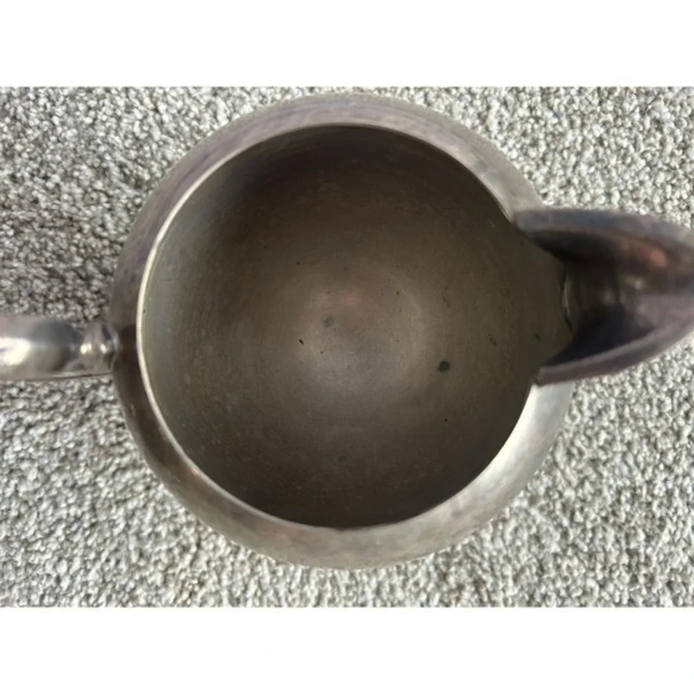 Antique Birmingham‎ Silver Footed Coffee/Teapot BSC & Creamer Pitcher Collector